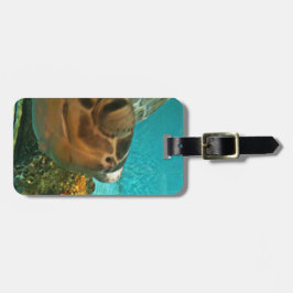 Meeresschildkröte-Überraschung Gepäckanhänger