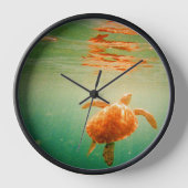 Meeresschildkröte Uhr (Vorderseite)