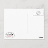 Meeresschildkröte und -manatee postkarte (Rückseite)