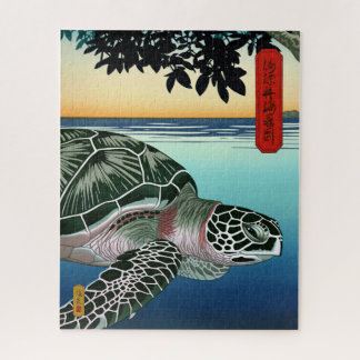 Meeresschildkröte unter Mangroven - Japanische Kun Puzzle