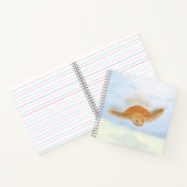 Meeresschildkröte unter Wasser. Notizblock (Innenseite)