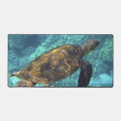 Meeresschildkröte unter Wasser oder Ihr Foto Schreibtischunterlage (Vorderseite)