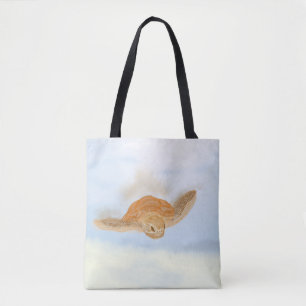 Meeresschildkröte unter Wasser. Tasche