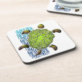 Meeresschildkröte Untersetzer (Linke Seite)