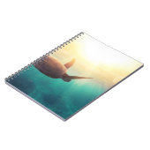 Meeresschildkröte - Unterwasserfotografie Notizblock (Linke Seite)