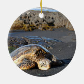 Meeresschildkröte-Verzierung Keramik Ornament (Hinten)