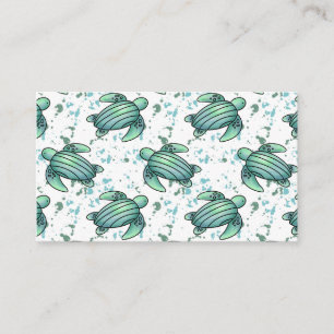 Meeresschildkröte Visitenkarte