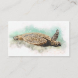 Meeresschildkröte Visitenkarte