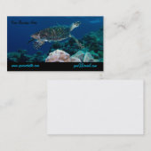 Meeresschildkröte-Visitenkarte Visitenkarte (Vorne/Hinten)