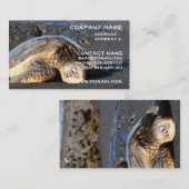 Meeresschildkröte-Visitenkarte Visitenkarte (Vorne/Hinten)
