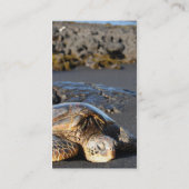 Meeresschildkröte-Visitenkarte Visitenkarte (Rückseite)