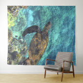 Meeresschildkröte Wandteppich (Beispiel (Horizontal))
