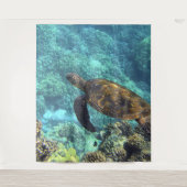 Meeresschildkröte Wandteppich (Vorderseite)