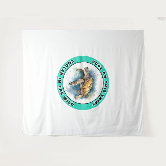 Meeresschildkröte Wandteppich (Vorderseite (Horizontal))