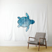 Meeresschildkröte Wandteppich (Beispiel (Horizontal))