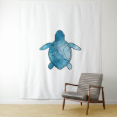 Meeresschildkröte Wandteppich (Beispiel)