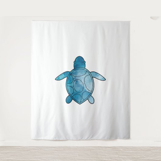 Meeresschildkröte Wandteppich (Vorderseite)