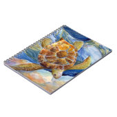 Meeresschildkröte-Zeitschrift Notizblock (Linke Seite)