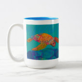 Meeresschildkröte, zwei Tasse (Links)