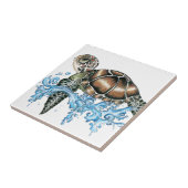 Meeresschildkröteentwurf Fliese (Seite)