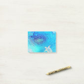 Meeresschildkröteflußkunst Post-it Klebezettel (Auf Schreibtisch)