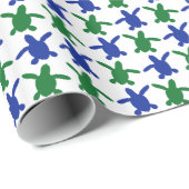 Meeresschildkrötehatchlings-Packpapier Geschenkpapier (Rolleneckpunkt)