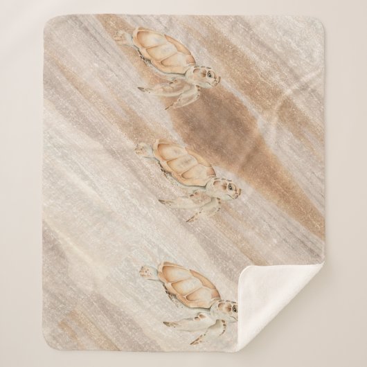 Meeresschildkröten am Strand Sherpadecke (Vorderseite)