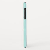 Meeresschildkröten Aqua Streifen mit Namen Case-Mate iPhone Hülle (Hinten/Links)