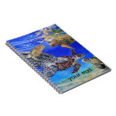 Meeresschildkröten Art gefährdete Arten Notizblock (Rechte Seite)