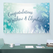 Meeresschildkröten-Babydusche unter dem Meer Banner (Messe)