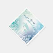 Meeresschildkröten-Babydusche unter dem Meer Serviette (Ecke)