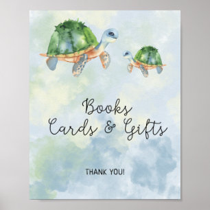Meeresschildkröten - Büchskarten und -geschenke Poster