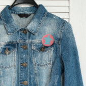 Meeresschildkröten-Design im Meeresblau Button