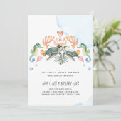 Meeresschildkröten, die Braut und Bräutigam einhei (Stehend Vorderseite)