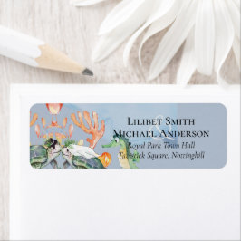 Meeresschildkröten, die Braut und Bräutigam einhei