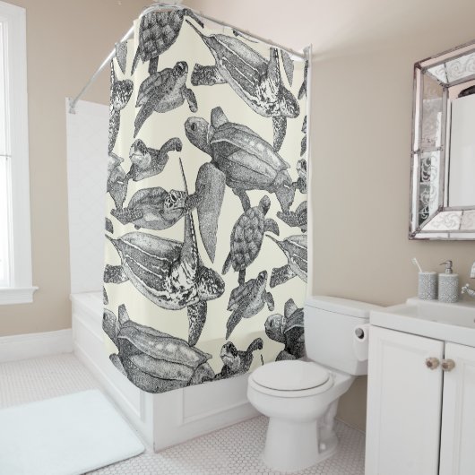 Meeresschildkröten Duschvorhang (Beispiel)