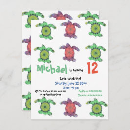 Meeresschildkröten, Einladung zum Geburtstag