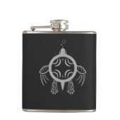 Meeresschildkröten Flachmann (Vorderseite)