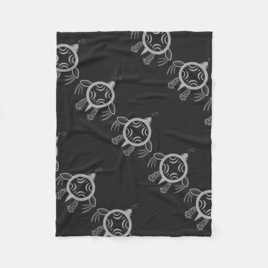 Meeresschildkröten Fleecedecke (Vorderseite)