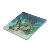 Meeresschildkröten Fliese (Seite)