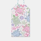 Meeresschildkröten Geschenkanhänger (Vorderseite)