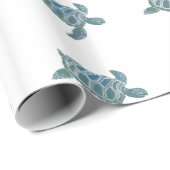 Meeresschildkröten Geschenkpapier (Rolleneckpunkt)