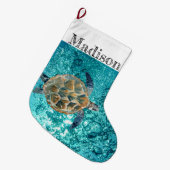 Meeresschildkröten  großer weihnachtsstrumpf (Vorderansicht (hängend))