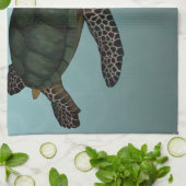 Meeresschildkröten Handtuch (Gefaltet)