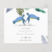 Meeresschildkröten Hochzeitblauer Gelb (Vorderseite)