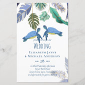 Meeresschildkröten Hochzeitblauer Gelb (Vorderseite)