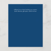 Meeresschildkröten Hochzeitblauer Gelb (Rückseite)