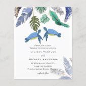 Meeresschildkröten Hochzeitblauer Gelb (Vorderseite)