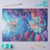 Meeresschildkröten im schönen Landschaftlichen Oze Seidenpapier (Basteln)