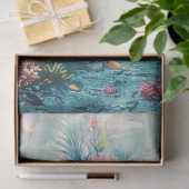 Meeresschildkröten im schönen Landschaftlichen Oze Seidenpapier (Geschenk)